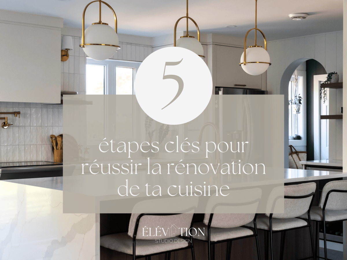 5 étapes clés pour réussir la rénovation de votre cuisine avec un.e ...
