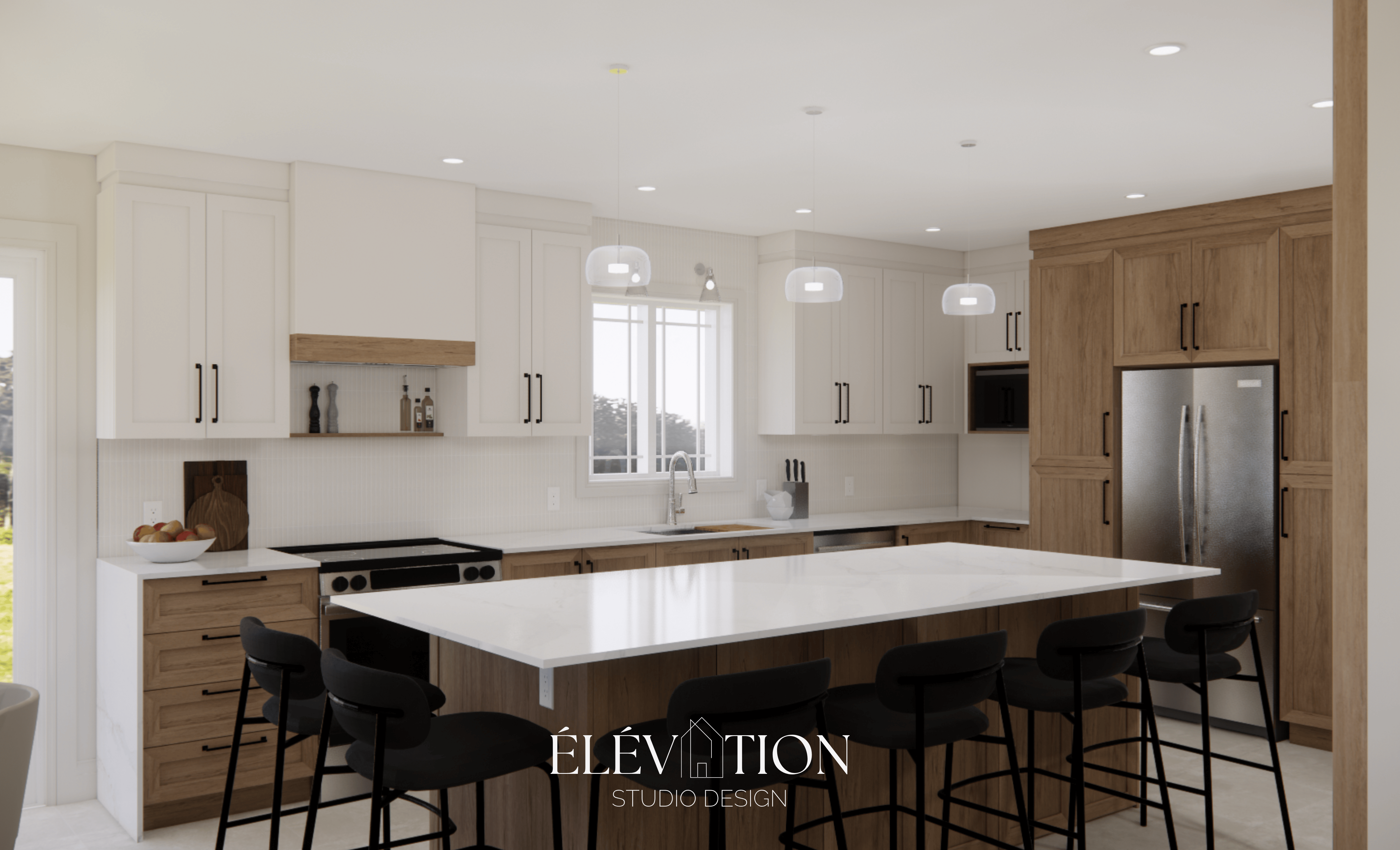 Élévation Studio Design, Designer d'intérieur à theford mines - modélisation 3D avec rendu photo réaliste